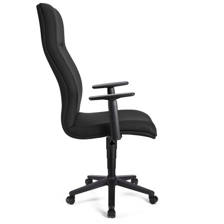 Sillón de Oficina ANIBAL PIEL en negro 2