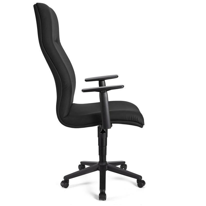 Sillón de Oficina ANIBAL PIEL en negro