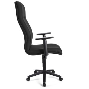 Sillón de Oficina ANIBAL PIEL en negro