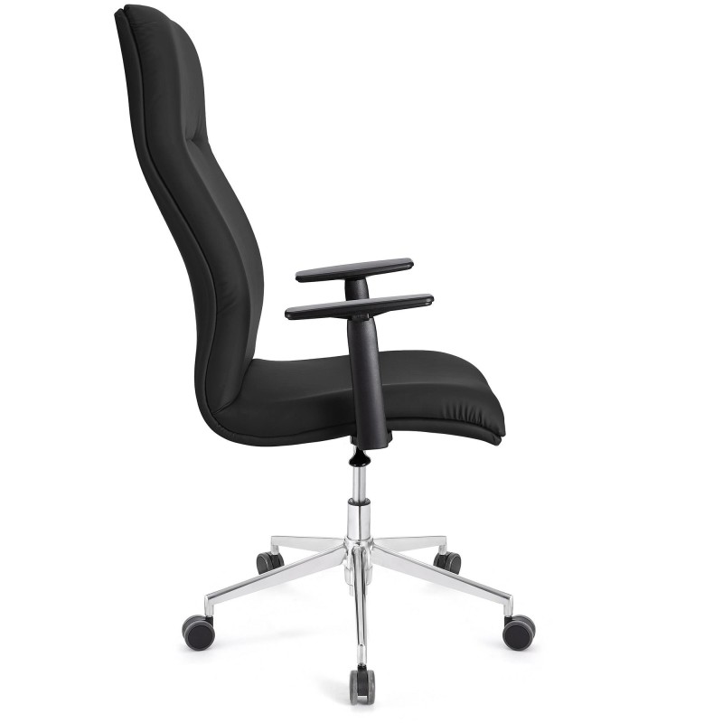 Sillón de Oficina ANIBAL PRO PIEL en negro