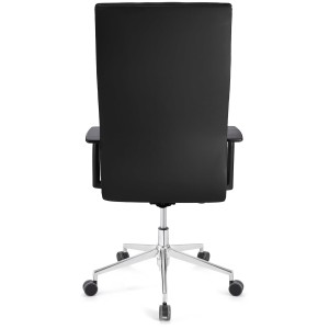 Sillón de Oficina ANIBAL PRO PIEL en negro