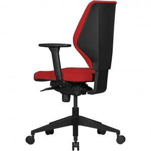 Silla Ergonómica COLINS, totalmente ajustable, tela negra