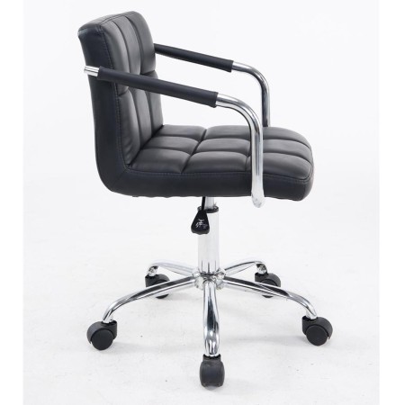 Silla de Oficina BETTY en Piel color Negro