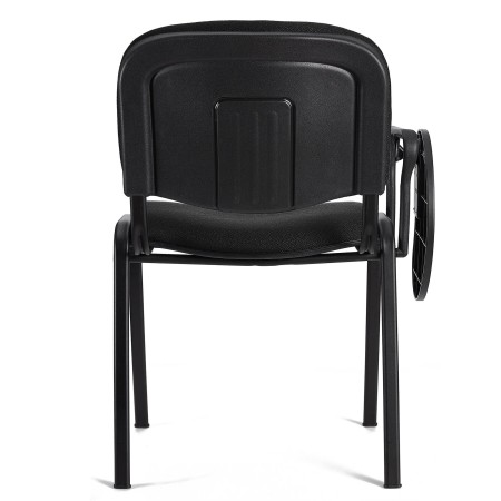 Silla de Confidente MOBY con PALA abatible para escritura en negro
