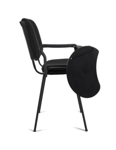 Sillón de oficina SANTIAGO acolchada, uso 8h, negro