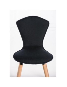 Sofá de 2 plazas ARTIS, elegante diseño y gran acolchado, piel negro 2