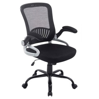 Silla de oficina COPERNICO en malla transpirable color negro