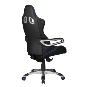 Silla Gaming GUBEN, Diseño Deportivo muy Moderno, Apta uso 8h/día, Color Rojo y Negro