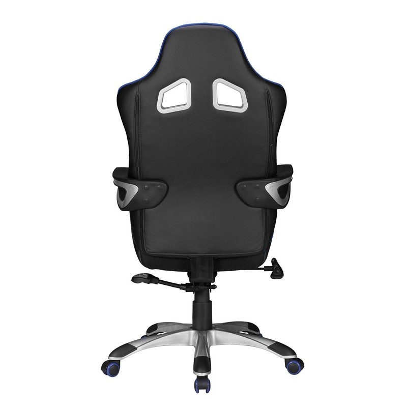 Silla Gaming GUBEN, Diseño Deportivo muy Moderno, Apta uso 8h/día, Color Rojo y Negro