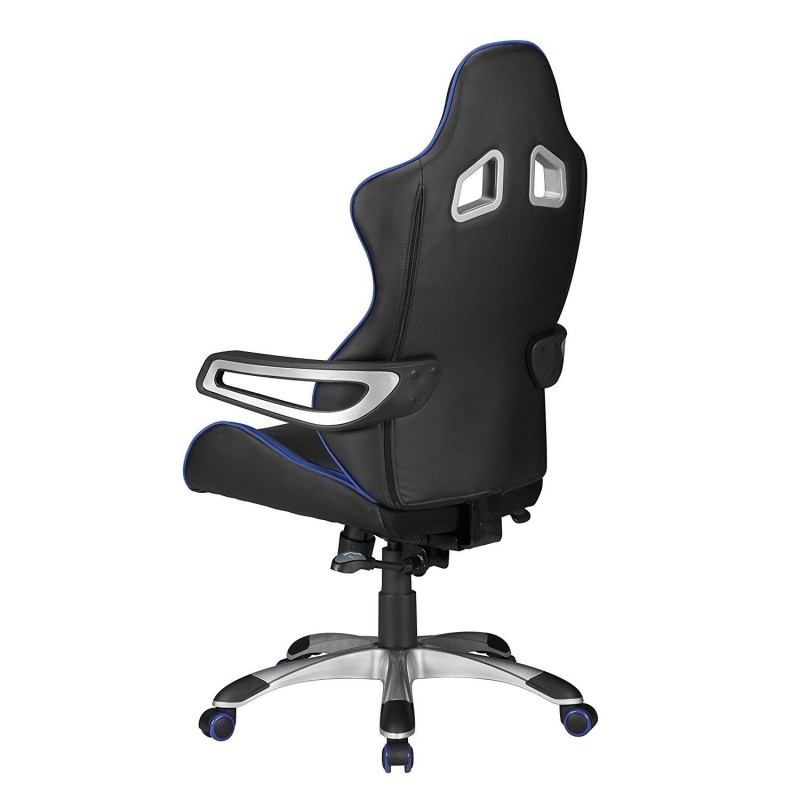 Silla Gaming GUBEN, Diseño Deportivo muy Moderno, Apta uso 8h/día, Color Rojo y Negro