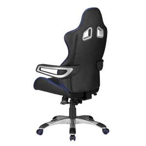 Silla Gaming GUBEN, Diseño Deportivo muy Moderno, Apta uso 8h/día, Color Rojo y Negro