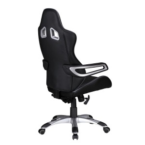 Silla Gaming GUBEN, Diseño Deportivo muy Moderno, Apta uso 8h/día, Color Rojo y Negro