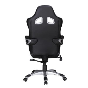 Silla Gaming GUBEN, Diseño Deportivo muy Moderno, Apta uso 8h/día, Color Rojo y Negro