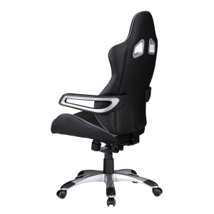Silla Gaming GUBEN, Diseño Deportivo muy Moderno, Apta uso 8h/día, Color Rojo y Negro