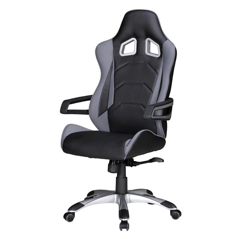 Silla Gaming GUBEN, Diseño Deportivo muy Moderno, Apta uso 8h/día, Color Rojo y Negro