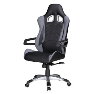Silla Gaming GUBEN, Diseño Deportivo muy Moderno, Apta uso 8h/día, Color Rojo y Negro