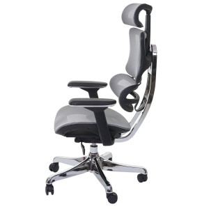 Silla Ergonómica MINERVA, Totalmente Ajustable, ISO 9001, En Malla color Negro
