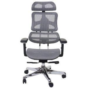Silla Ergonómica MINERVA, Totalmente Ajustable, ISO 9001, En Malla color Negro