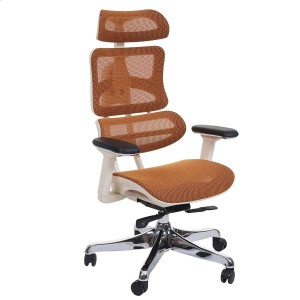 Silla Ergonómica MINERVA, Totalmente Ajustable, ISO 9001, En Malla color Negro
