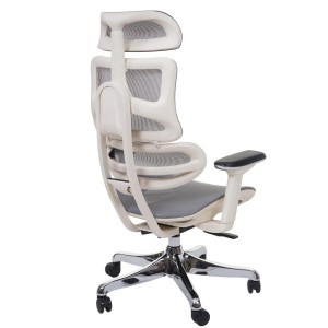 Silla Ergonómica MINERVA, Totalmente Ajustable, ISO 9001, En Malla color Negro
