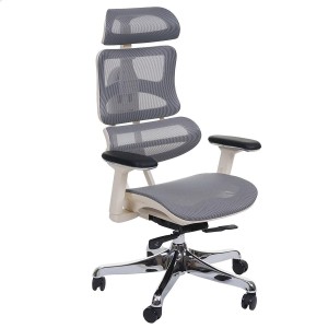Silla Ergonómica MINERVA, Totalmente Ajustable, ISO 9001, En Malla color Negro