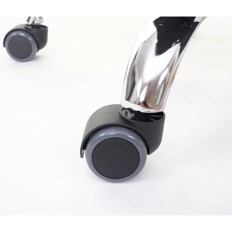 Silla de oficina LAUTREC, Gran Acolchado, Tapizado en Piel, color Negro