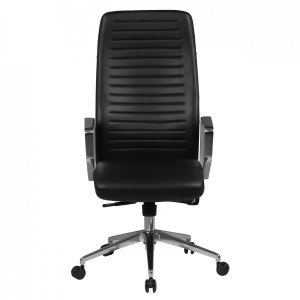 Sillón de Oficina SULZA en Piel Natural color Negro