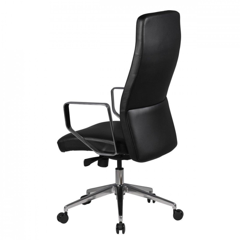 Sillón de Oficina SULZA en Piel Natural color Negro