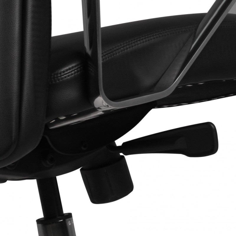 Sillón de Oficina SULZA en Piel Natural color Negro