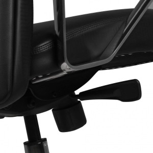 Sillón de Oficina SULZA en Piel Natural color Negro