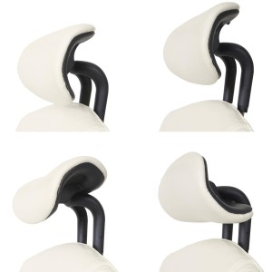 Silla Ergonómica LAKRON, con Sistema Basculante, en Piel Negra