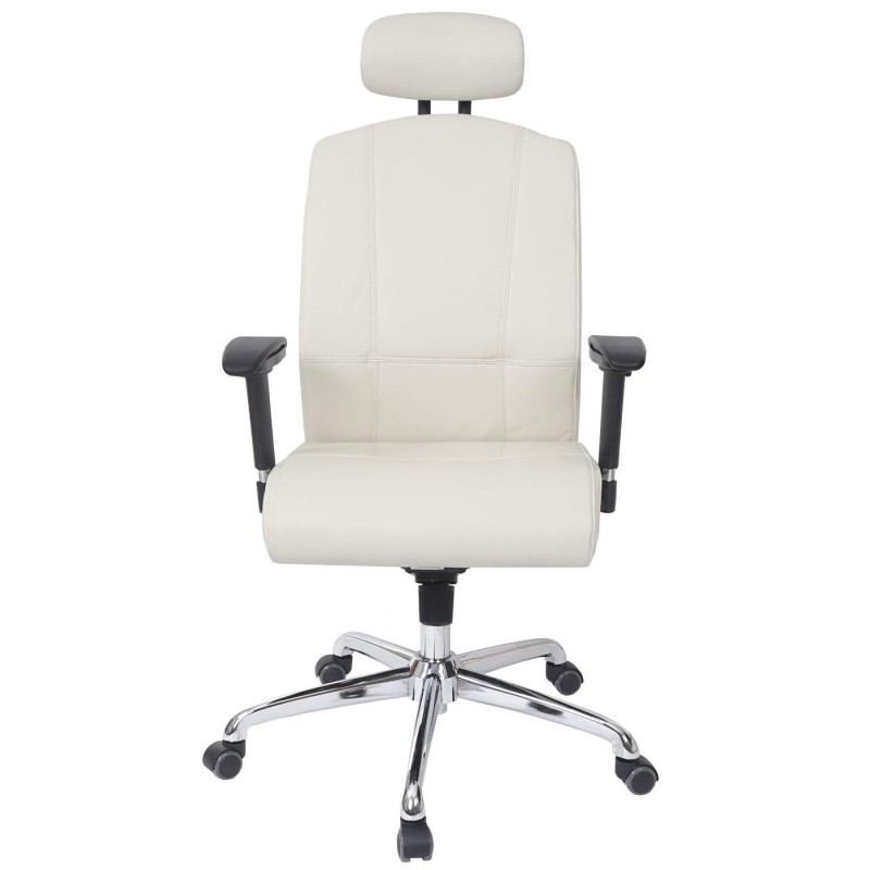 Silla Ergonómica LAKRON, con Sistema Basculante, en Piel Negra