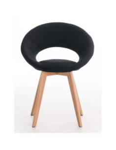 Sofá de 1 plaza ARTIS, elegante diseño y gran acolchado, piel negro