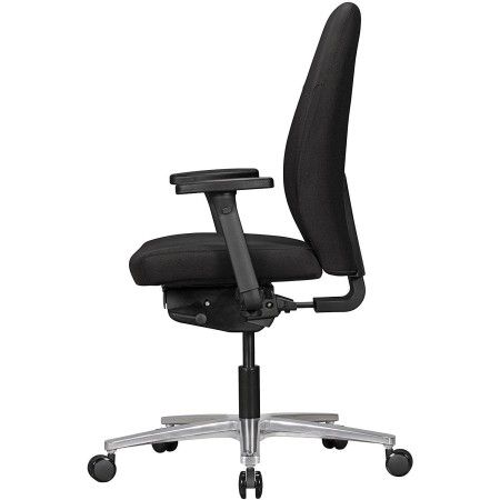 Silla ergonómica SARK BASE, ajustable, uso 8h en tela negra 2