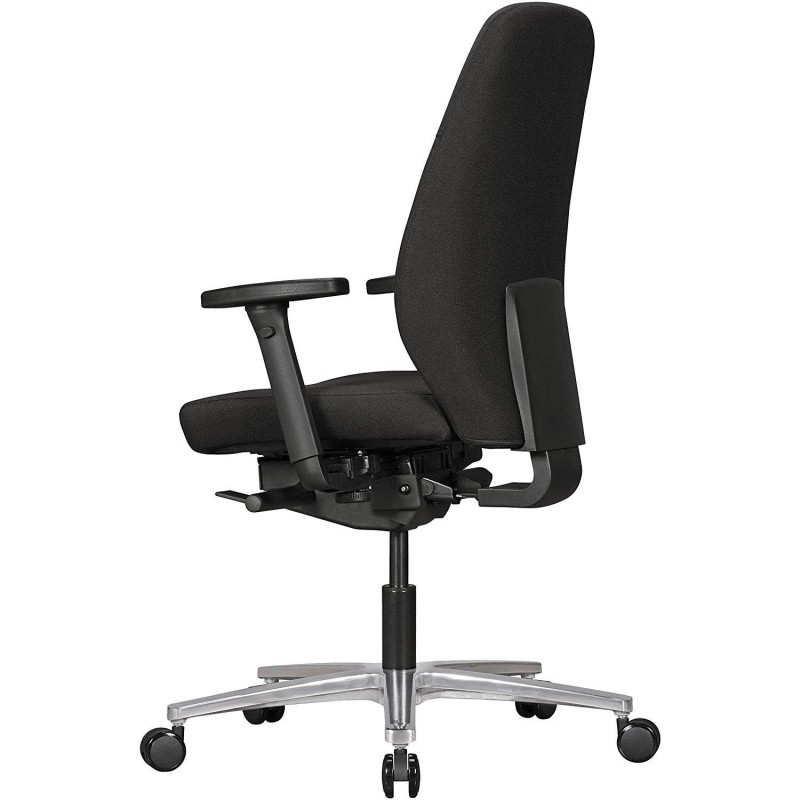 Silla ergonómica SARK BASE, ajustable, uso 8h en tela negra