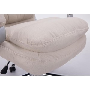 Sillón de Oficina ACUÑA TELA, hasta 160 kg, en negro
