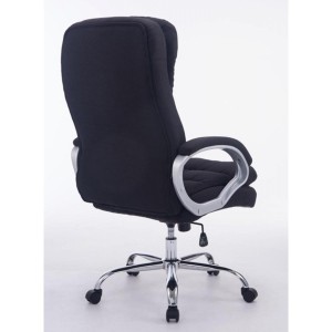 Sillón de Oficina ACUÑA TELA, hasta 160 kg, en negro