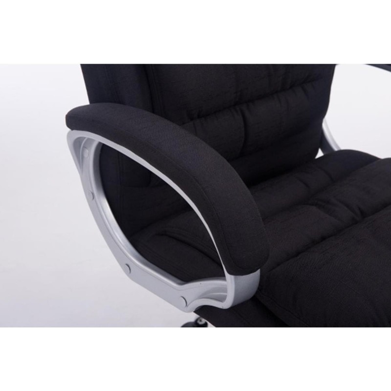 Sillón de Oficina ACUÑA TELA, hasta 160 kg, en negro