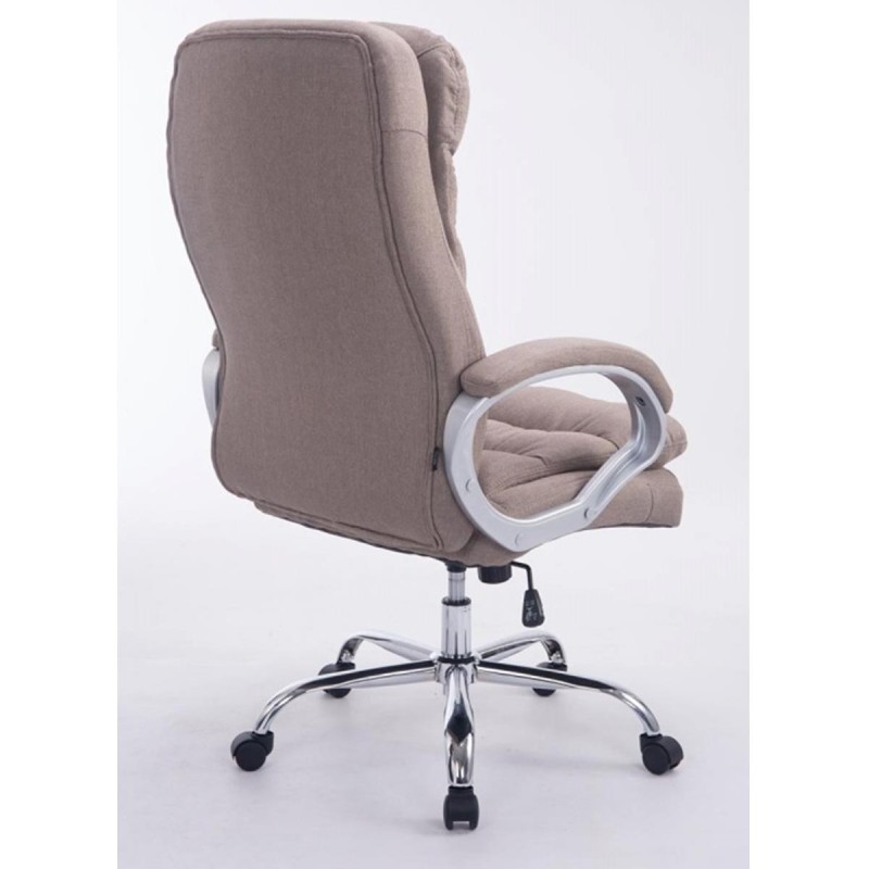 Sillón de Oficina ACUÑA TELA, hasta 160 kg, en negro