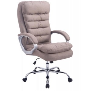 Sillón de Oficina ACUÑA TELA, hasta 160 kg, en negro