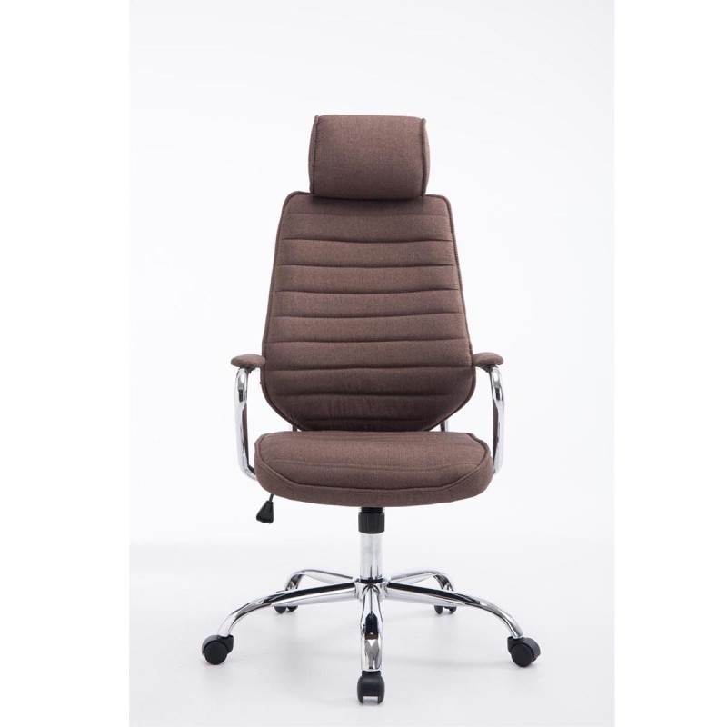 Sillón Ejecutivo RENO TELA, estructura metal, en tela color Negro