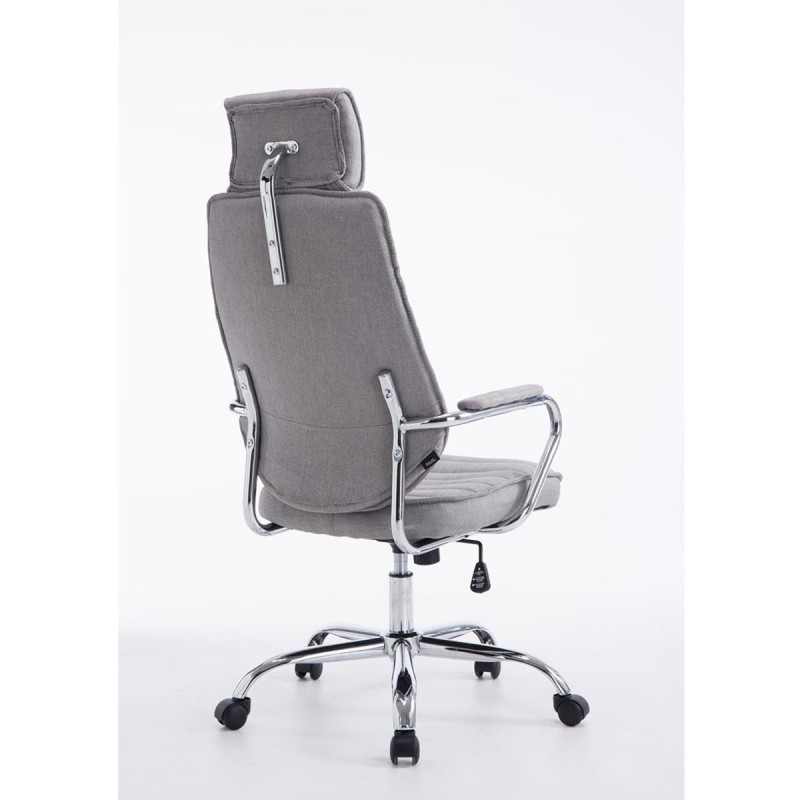 Sillón Ejecutivo RENO TELA, estructura metal, en tela color Negro