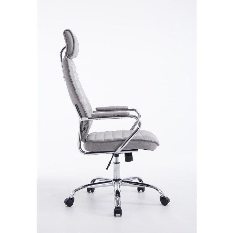 Sillón Ejecutivo RENO TELA, estructura metal, en tela color Negro