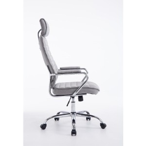 Sillón Ejecutivo RENO TELA, estructura metal, en tela color Negro