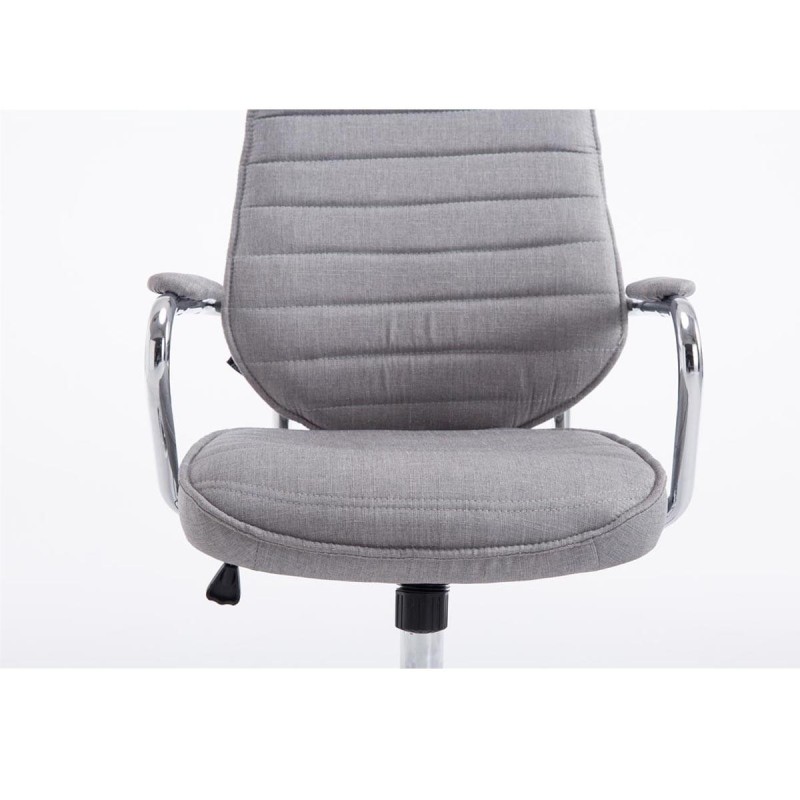 Sillón Ejecutivo RENO TELA, estructura metal, en tela color Negro