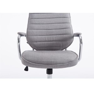 Sillón Ejecutivo RENO TELA, estructura metal, en tela color Negro