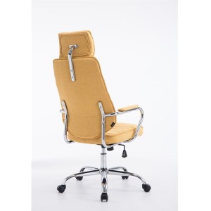 Sillón Ejecutivo RENO TELA, estructura metal, en tela color Negro