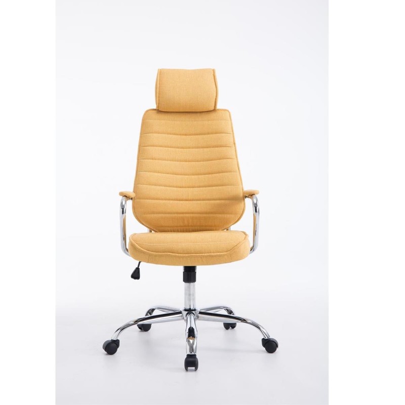 Sillón Ejecutivo RENO TELA, estructura metal, en tela color Negro