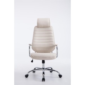 Sillón Ejecutivo RENO TELA, estructura metal, en tela color Negro