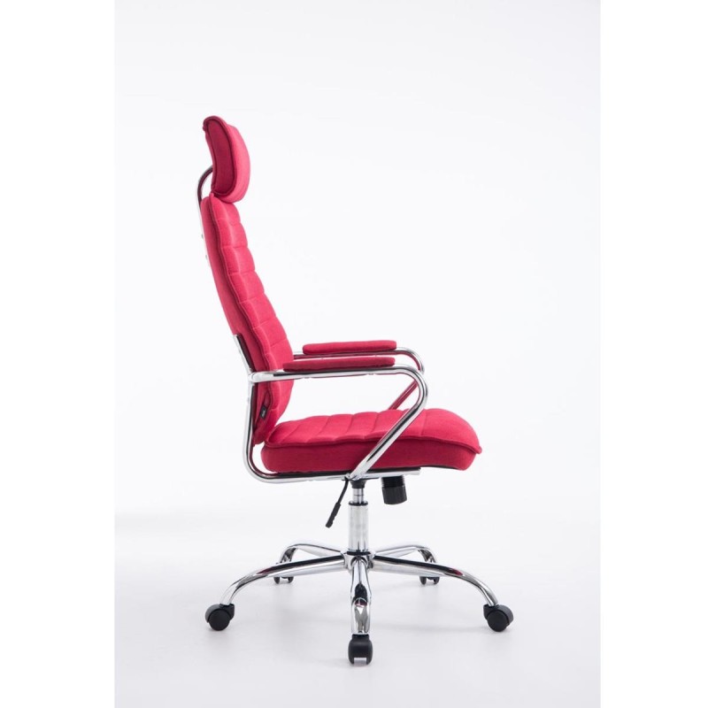 Sillón Ejecutivo RENO TELA, estructura metal, en tela color Negro